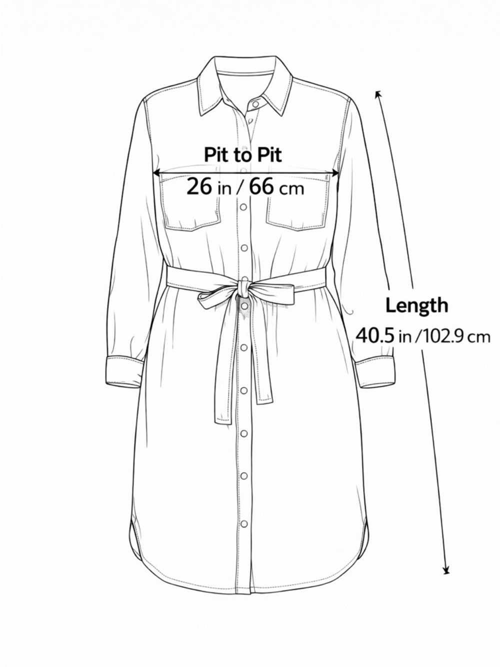 Jessica Simpson Clara Nyra Denim Shirt Dress 2X NWT Belted Midi - Picture 3 of 13